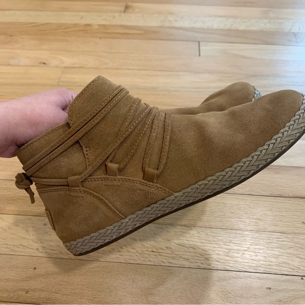 UGG Rianne boots in a chestnut suede Strappy Casual Fall Winter Size 8.5 Women’s - Picture 5 of 7